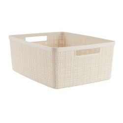 JUTE 12L Льняная пластиковая коробка