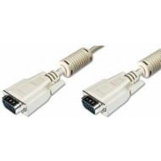 Кабель Digitus VGA - VGA 1,8 м бежевый (AK-310103-018-E)