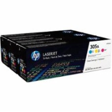 Картридж HP 305A CYM LJ CF370AM желтый голубой пурпурный