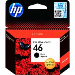 Картридж HP №46 Ink Advantage Black CZ637AE черный CZ637AE