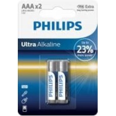 Батарейка Philips Ultra Alkaline AAA (R03, 286) 2 шт. (LR03E2B/10)