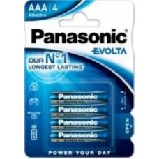 Батарейка Panasonic Panasonic EVOLTA AAA BLI 4 ALKALINE (LR03EGE/4BP) AAA (R03, 286) 4 шт. (LR03EGE/4BP)