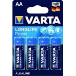 Батарейка Varta Longlife Power AA (R6, 316) 4 шт. (04906121414)