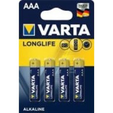 Батарейка Varta Longlife ААА 4 шт. (04103101414)