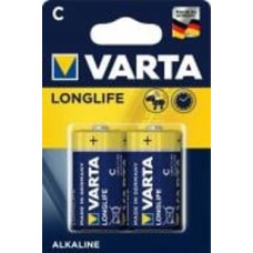 Батарейка Varta Longlife C (R14, 343) 2 шт. (04114101412)