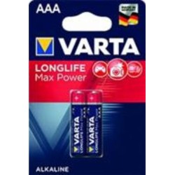 Батарейка Varta Longlife Max Power AAA (R03, 286) 2 шт. (04703101412)