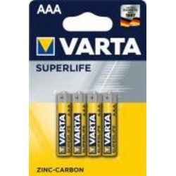 Батарейка Varta Superlife AAA (R03, 286) 4 шт. (02003101414)