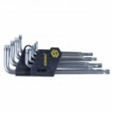 Набор ключей Torx Sigma 9 шт T10-T50 мм CrV (средние с отверстием) 4022221