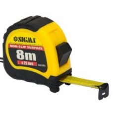 Рулетка Sigma Shiftlock 3815081 8 м x 25 мм