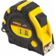 Рулетка Sigma магнитная фиксатор + тормоз 3823081 8 м x 25 мм