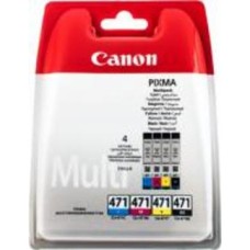 Набор картриджей Canon CLI-471 Cyan, Yellow, Magenta, Black 0401C004 черный желтый голубой пурпурный