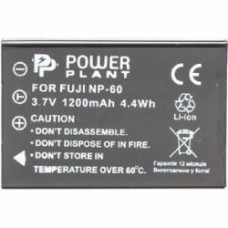 Аккумулятор PowerPlant Fuji NP-60, SB-L1037, SB-1137, D-Li12, NP-30, KLIC-5000, LI-20B 1200мА*ч (DV00DV1047)