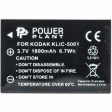 Аккумулятор PowerPlant Kodak KLIC-5001, DB-L50 1800мА*ч (DV00DV1151)