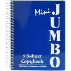 Блокнот Mini Jumbo A5 150 листов синий с рисунком Mintra