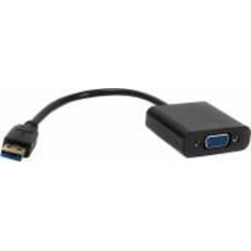 Переходник PowerPlant USB 3.0 M - VGA F