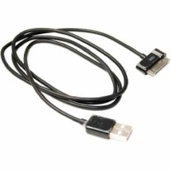 Переходник PowerPlant USB - 30pin (4/4s) 1м Black