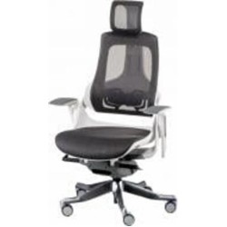 Кресло Special4You WAU CHARCOAL NETWORK WHITE E5319 серый