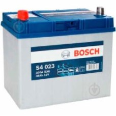 Аккумулятор автомобильный Bosch S4 45Ah 330A 12V 0 092 S40 230 «+» слева (0092S40230)