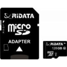 Карта памяти RiDATA microSDXC 128 ГБ UHS Speed Class 1 (U1) (FF967403) + SD адаптер