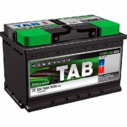 Аккумулятор автомобильный TAB AGM Stop & Go 70Ah 760A 12V «+» справа (213070)