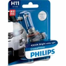 Автолампа галогенная Philips Cristal Vision H11 55 Вт 1 шт.(82685530)