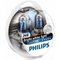 Автолампа галогенная Philips Cristal Vision H4 55 Вт 2 шт.(48981428)