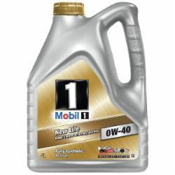 Моторное масло Mobil New Life 0W-40 4 л (MOBIL 1-4)