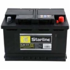 Аккумулятор автомобильный STARLINE BA SL 74P 74Ah 680A 12V «+» справа (BA SL 74P)