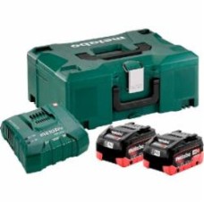 Зарядное устройство + аккумулятор Metabo 2 x LiHD 18В 8,0 А/ч + ASC Ultra + Metaloc 685131000