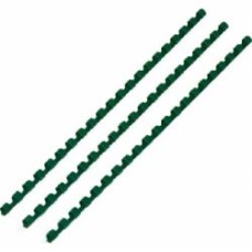 Пружина для брошюрования DA пластиковая 12 мм зеленая 100 шт. 1220201120306