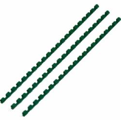 Пружина для брошюрования DA пластиковая 12 мм зеленая 100 шт. 1220201120306