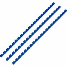 Пружина для брошюрования DA пластиковая 12 мм синяя 100 шт. 1220201120506