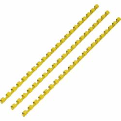 Пружина для брошюрования D&A пластиковая 25 мм желтая 50 шт. 1220201250206 Пружина для брошюрования D&A пластиковая 25 мм желтая 50 шт. 1220201250206