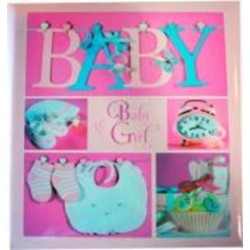 Фотоальбом EVG 10x15 см на 56 фото Baby collage pink (UA)