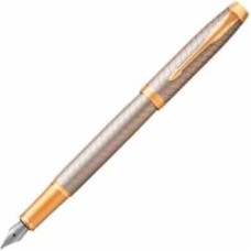 Ручка перьевая Parker IM 17 Premium Warm Silver GT FP F 24111
