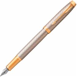 Ручка перьевая Parker IM 17 Premium Warm Silver GT FP F 24111