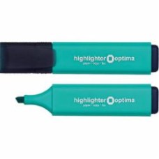 Набор маркеров текстовых Optima 1-4.5 мм 10 шт. бирюзовый O15809-21