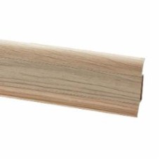 Плинтус SAN DECOR Comfort 221 ясень светлый 2500х56х21 мм