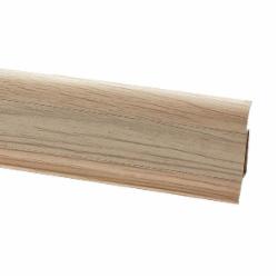 Плинтус SAN DECOR Comfort 221 ясень светлый 2500х56х21 мм