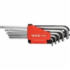 Набор ключей шестигранных YATO с шаровым наконечником 12 шт. YT-5838