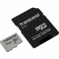 Карта памяти Transcend microSDHC 16 ГБ UHS Speed Class 1 (U1)Class 10 (TS16GUSD300S-A)