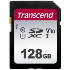 Карта памяти Transcend SDXC 128 ГБ Class 10 (TS128GSDC300S)