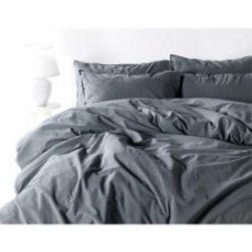 Комплект постельного белья Stonewash Adriatic 2.0 евро серый SoundSleep