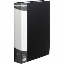 Папка с файлами пластиковая 80 А4 в пласт.чехле черный Buromax BM.3628-01