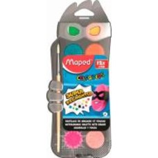 Краски акварельные Color Peps 12 цветов + кисточка MP.811520 Maped