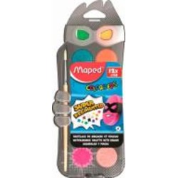Краски акварельные Color Peps 12 цветов + кисточка MP.811520 Maped