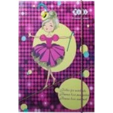Папка для тетрадей KIDS Line PRINCESS картонная на резинке В5+ 175х240х25 мм ZiBi ZB.14981