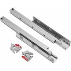 Направляющая шариковая Hafele 433.10.537 WOODPRO L-350 мм с клипсами