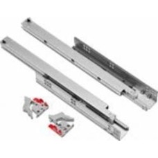 Направляющая шариковая Hafele 421.26.550 WOODPRO Push L-500 мм с клипсами Направляющая шариковая Hafele 421.26.550 WOODPRO Push L-500 мм с клипсами