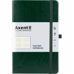 Книга для записей Partner Lux, 125 * 195, 96л, кл, зеленый Axent